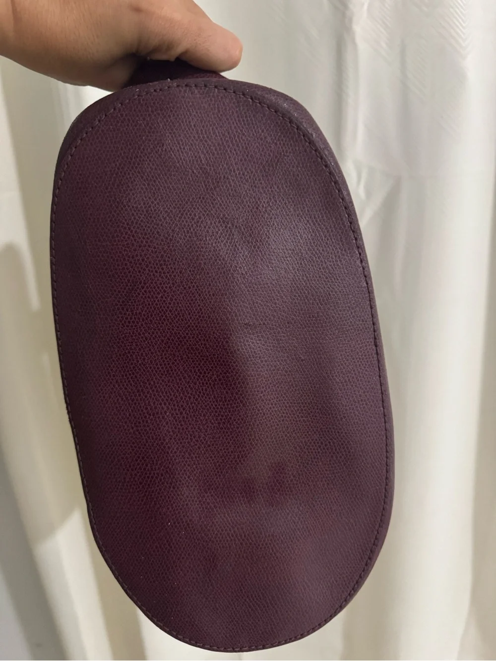 Michael Kors Deep Plum Tote with Tan Leather Accents (vintage)